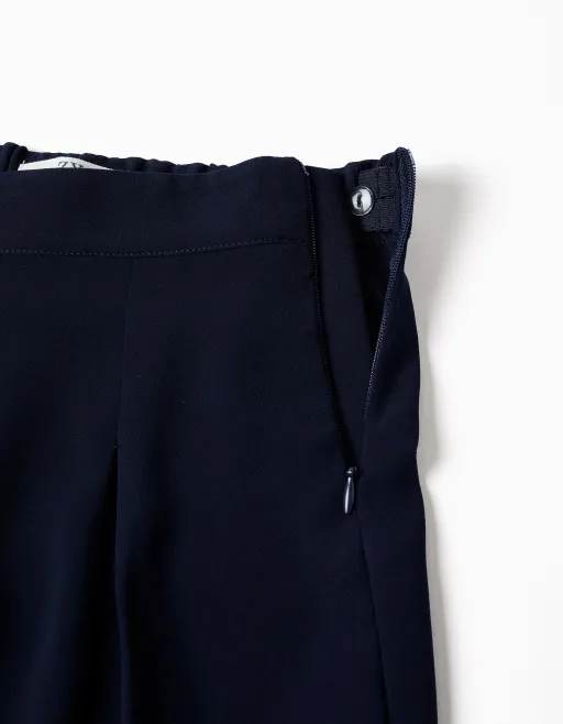 Pantalon À Jambe Large Avec Plis À Lavant thumbnail 3
