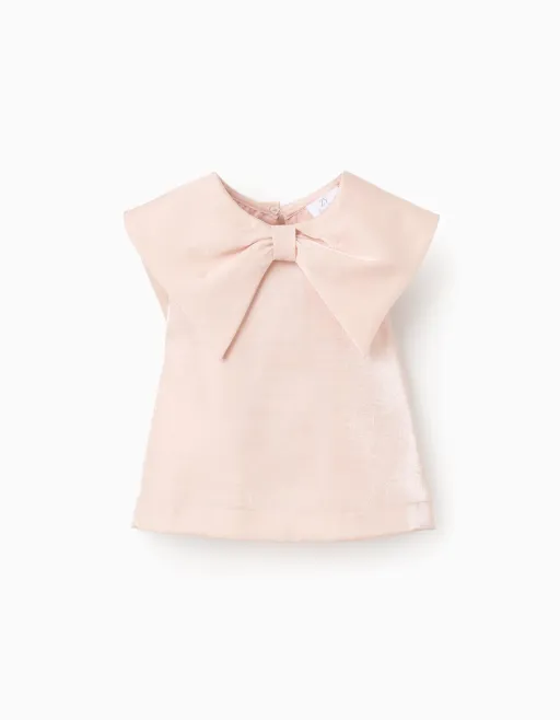Blouse Sans Manches À Col Nœud thumbnail 1