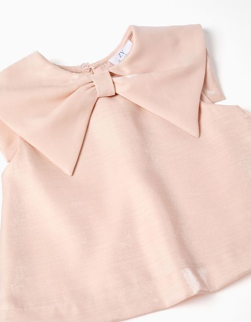 Blouse Sans Manches À Col Nœud thumbnail 2
