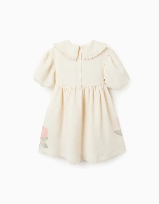 Dress With Balloon Sleeves And Floral thumbnail 3