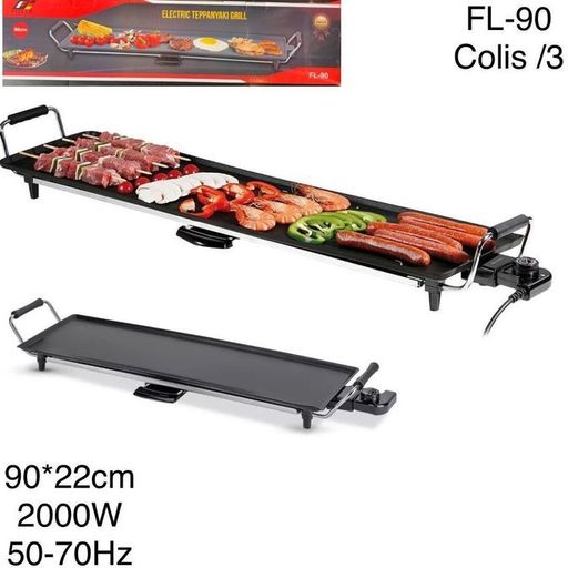 Planche De Cuisson 90cm Antiadhésif Électrique 2000w thumbnail 1