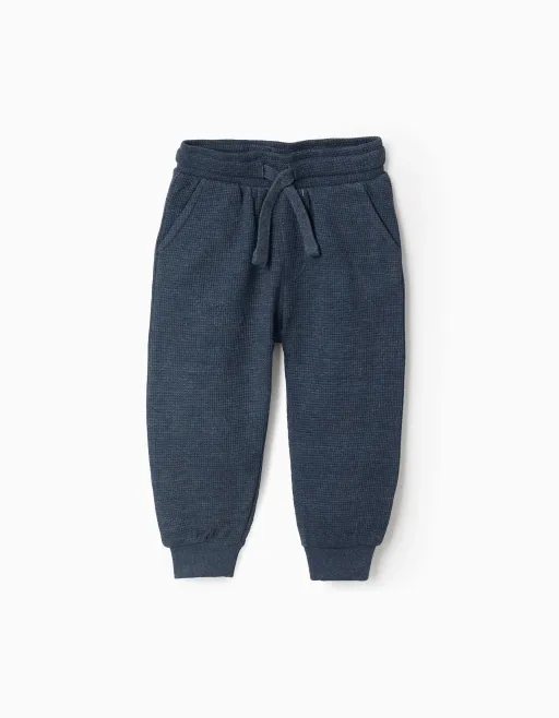 Waffle Textured Joggers For Baby Boys thumbnail 1