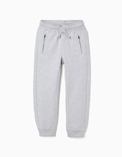 Pantalon Jogpant Avec Poches Scellées Pour Garçon Slim thumbnail 1
