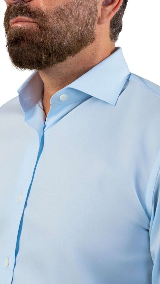 Cordone X Gabriel Sky-blue Poplin Shirt thumbnail 4