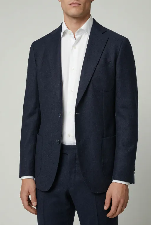 Arezzo Suit – Zignone Fabric – 96% Wool, 4% Cashmere – Navy thumbnail 4