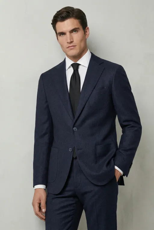 Arezzo Suit – Zignone Fabric – 96% Wool, 4% Cashmere – Navy thumbnail 2