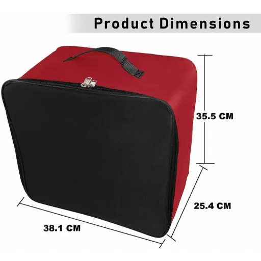 Lot De 2 Grands Sacs De Rangement Robustes Pliables  thumbnail 3