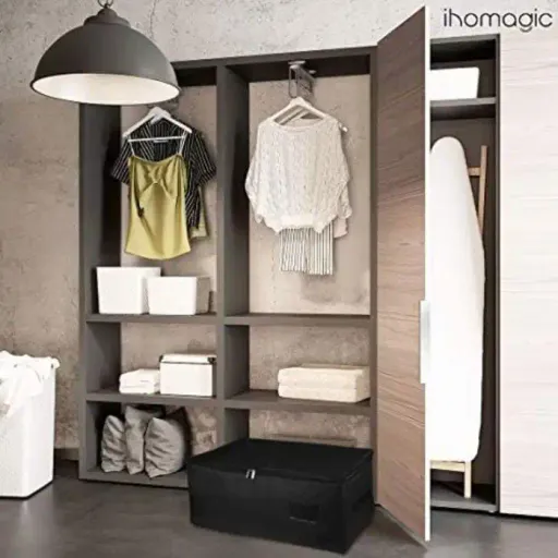 Sacs De Rangement - Lot De 3 Pcs - Étanche - Noir - Non Tissé thumbnail 3