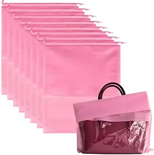 Lot De 10 Pochettes De Rangement Anti-poussière Pour Sacs À Main  thumbnail 1