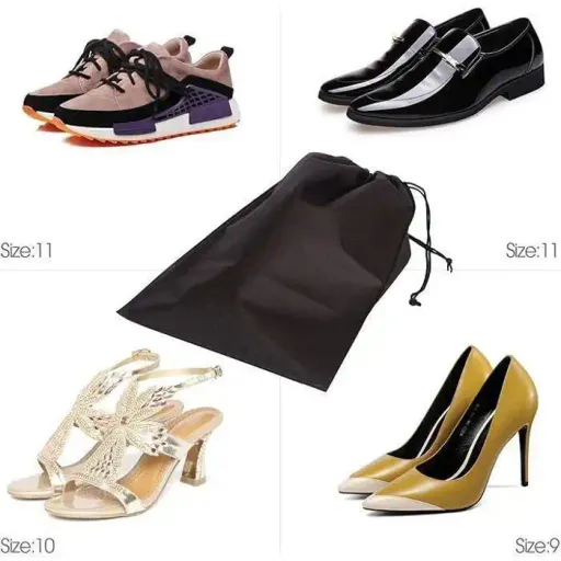 Lot De 12 Sacs À Chaussures De Voyage Avec Corde, 12 Pièces thumbnail 4
