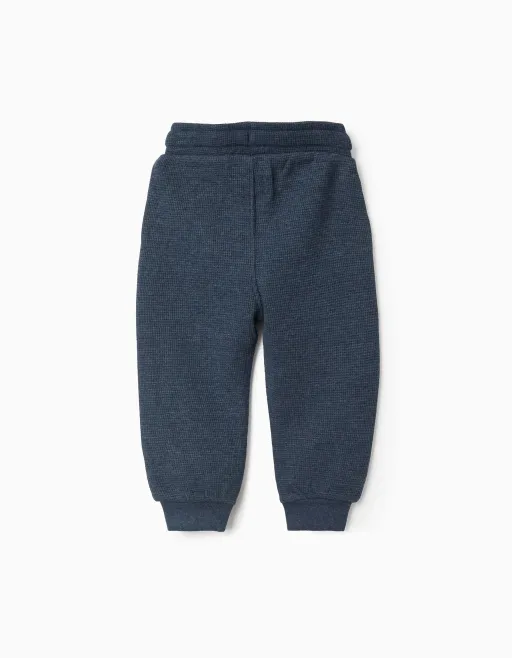 Waffle Textured Joggers For Baby Boys thumbnail 2