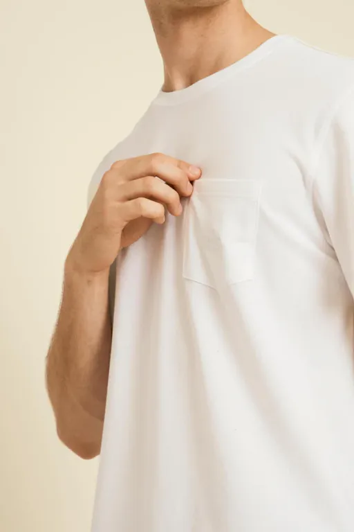 T-shirt En Piqué Avec Poche – Agustín thumbnail 4