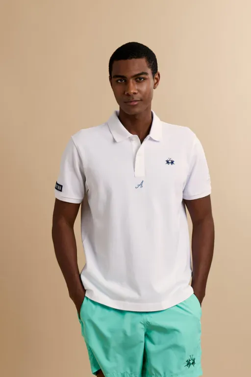 Polo Manches Courtes En Piqué Collection Nations - Charo thumbnail 3