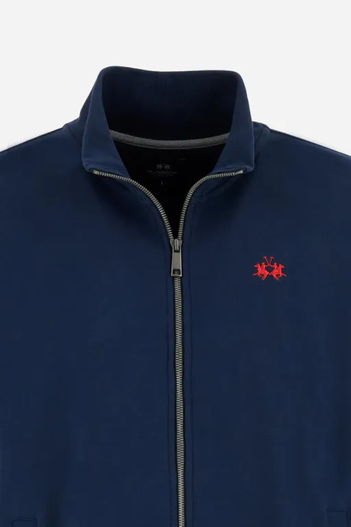 Sweat-shirt Zippé En French Terry De Coton – Caden thumbnail 3