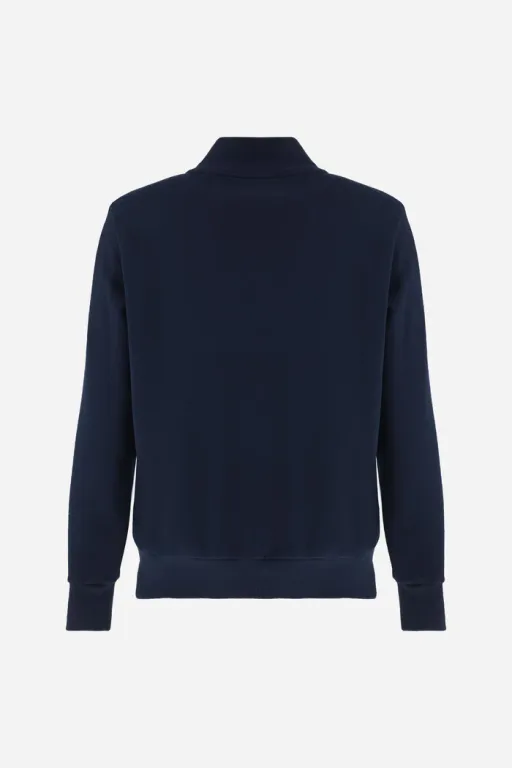 Sweat-shirt Zippé En French Terry De Coton – Caden thumbnail 2