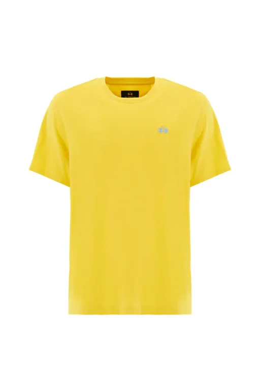 T-shirt En Jersey De Coton Avec Petit Logo - Serge thumbnail 1