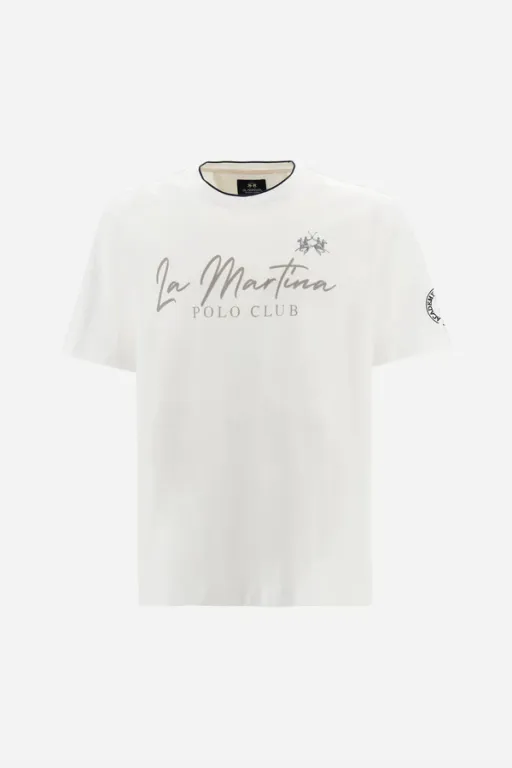 T-shirt En Jersey Épais « Polo Club » – Clodoveo thumbnail 1