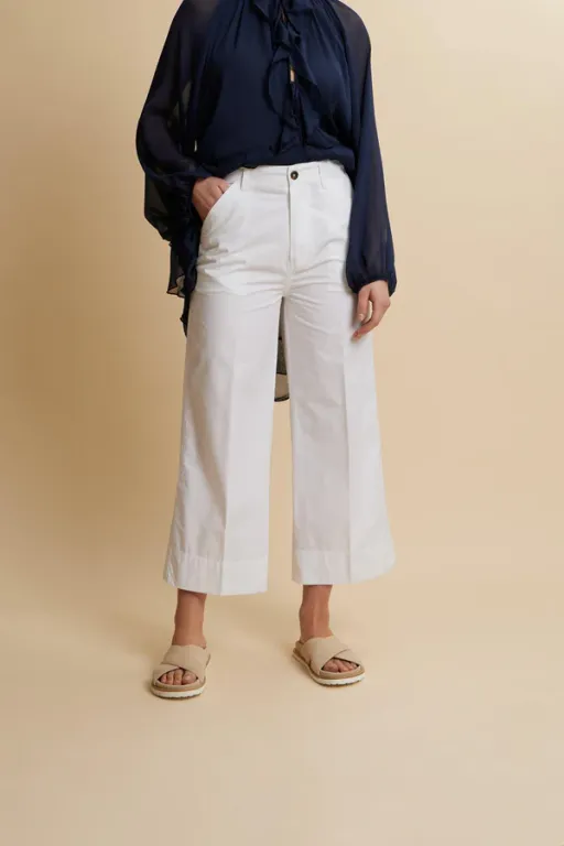 Pantalon Wide Leg Popeline - Catriel thumbnail 3