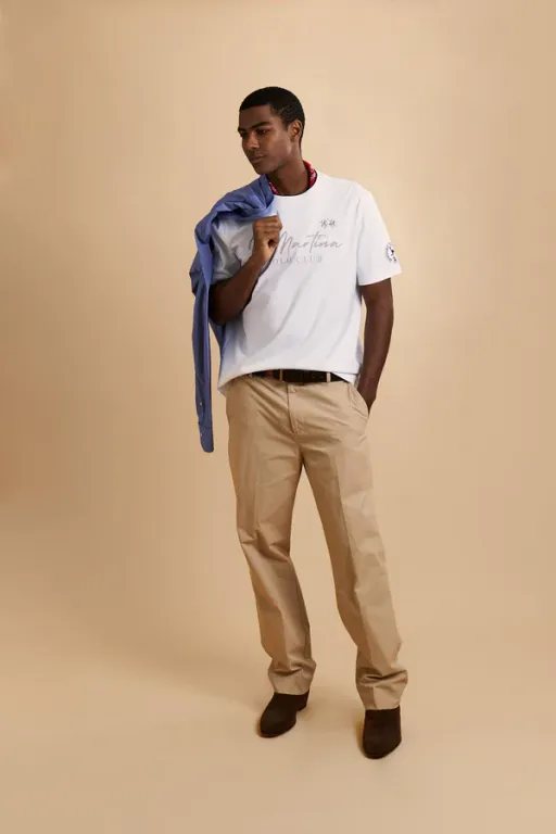 T-shirt En Jersey Épais « Polo Club » – Clodoveo thumbnail 3