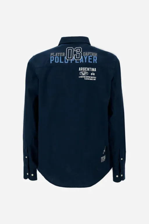 Chemise En Coton Et Lin Polo Team Argentina - Cornelio thumbnail 2