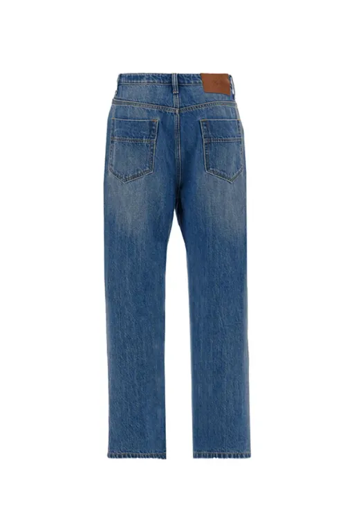 Jean En Denim Délavage Moyen Coupe Regular En Coton – Carl thumbnail 2