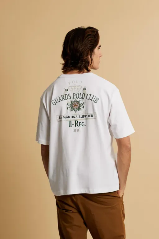 T-shirt En Coton Avec Poche Guards – Clay thumbnail 3