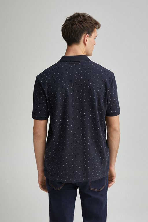 Polo Regular Fit En Piqué Imprimé All-over thumbnail 4