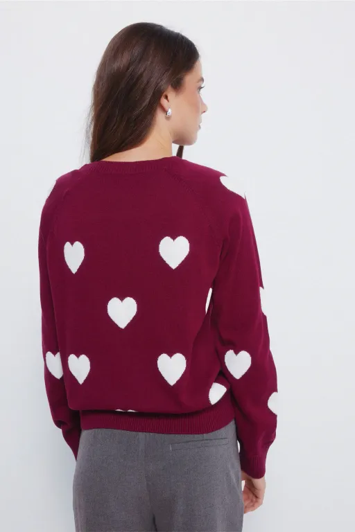 Pull À Cœurs En Intarsia thumbnail 2