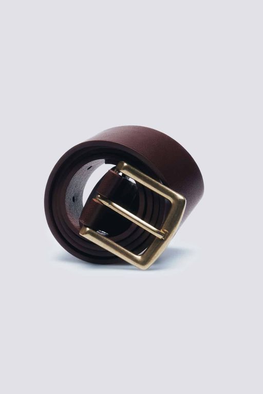 Ceinture Large Marron Unie thumbnail 2