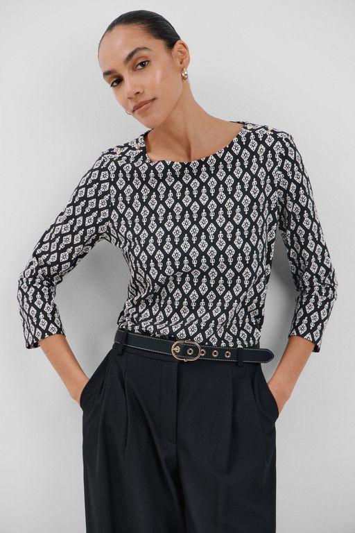 T-shirt col bateau essentiel thumbnail 2