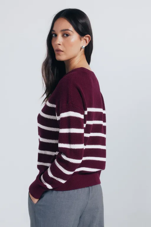 Pull En Coton Rayé thumbnail 2