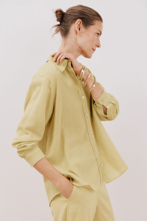 Chemise En Lin À Manches Longues thumbnail 4