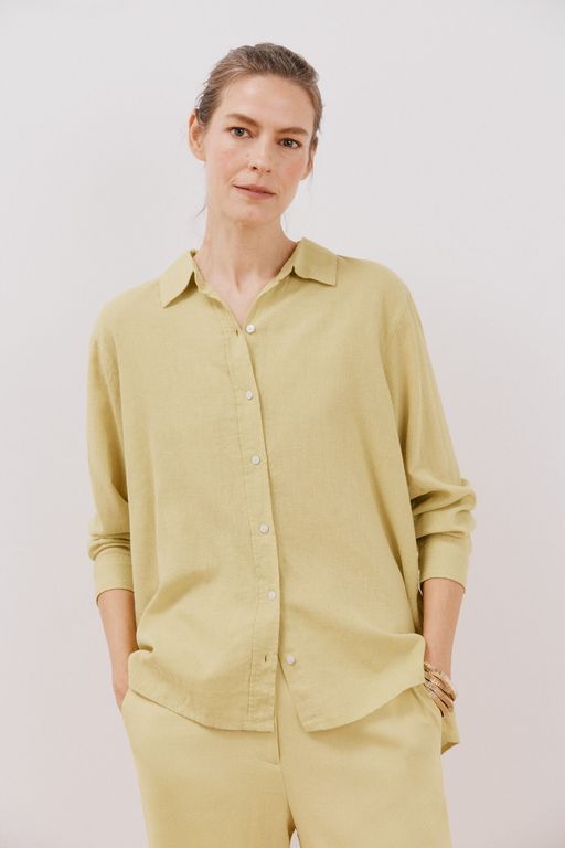 Chemise En Lin À Manches Longues thumbnail 2