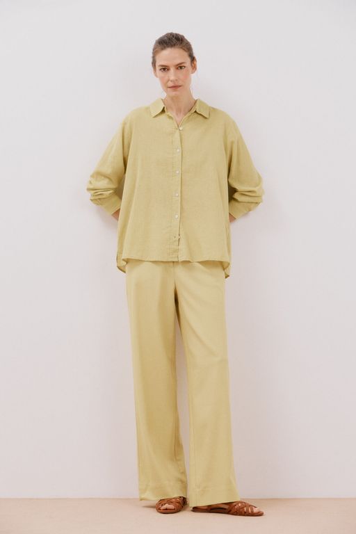 Chemise En Lin À Manches Longues thumbnail 1