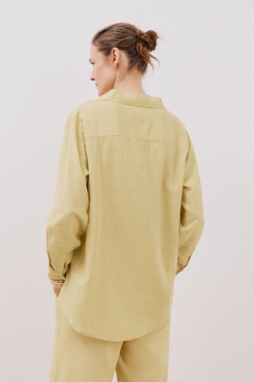 Chemise En Lin À Manches Longues thumbnail 3