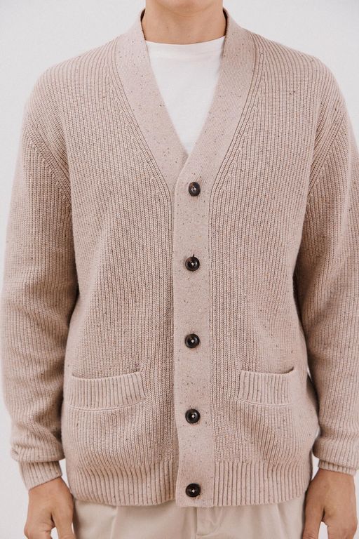 Cardigan Fantaisie En Maille Perlée thumbnail 3