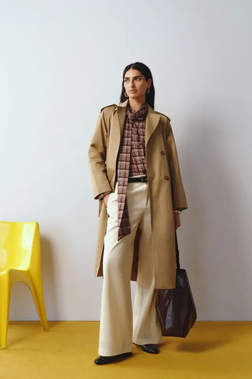 Pantalon Wide Leg À Taille Élastique thumbnail 1