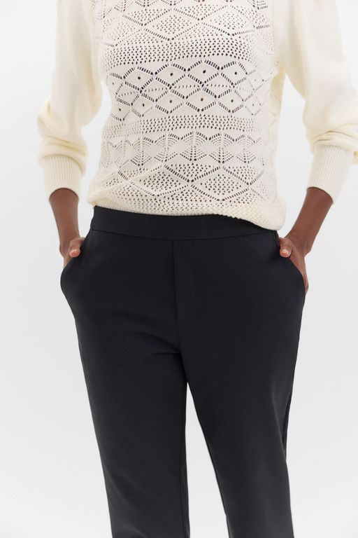 Pantalon droit avec dos élastiqué thumbnail 3