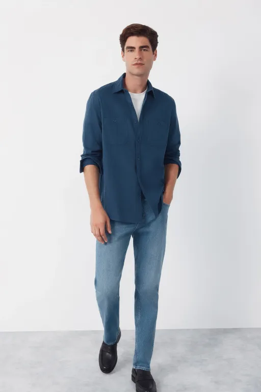 Chemise À Chevrons Avec Poches thumbnail 4
