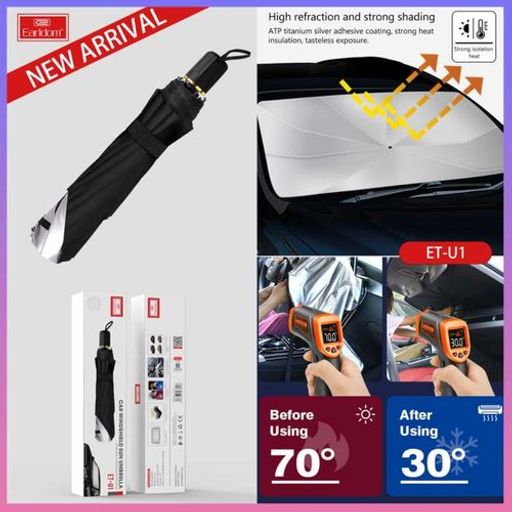 Parapluie Pare-soleil Universel Pour Pare-brise Protection Soleil thumbnail 3