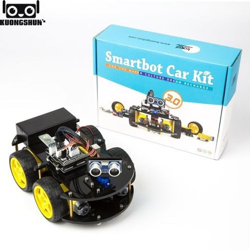 Smart Car Kit 3.0, Voiture Intelligente Et Éducative Pour Arduino Uno R3 thumbnail 1