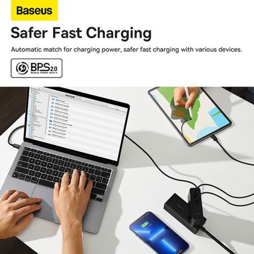 Chargeur Rapide 140 W – Usb-c, Pd 3.1 / Qc 4.0, Câble Inclus thumbnail 2