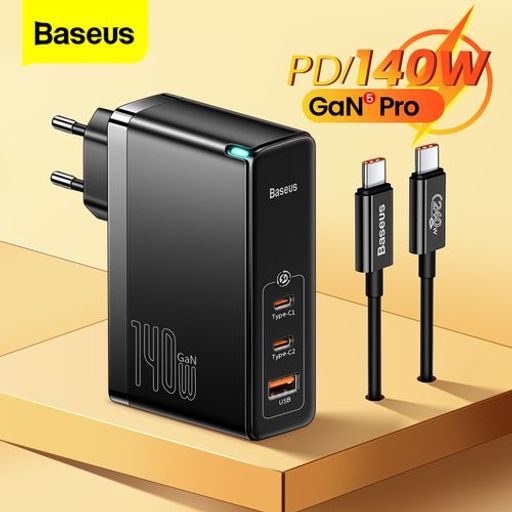 Chargeur Rapide 140 W – Usb-c, Pd 3.1 / Qc 4.0, Câble Inclus thumbnail 3