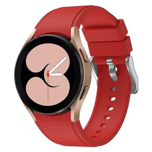 Bracelet En Silicone 20mm Pour Samsung Galaxy Watch 4 5 6 7, 46mm, 42mm, 44mm, 40mm thumbnail 1