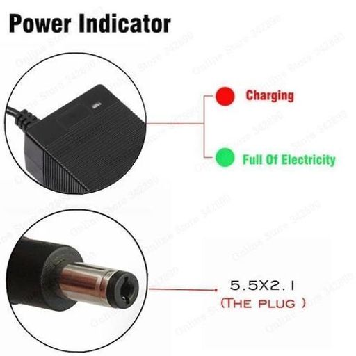 Chargeur Au Lithium 36v Output 42v/ 2a Pour Vélo Électrique, Trottinette .. thumbnail 1