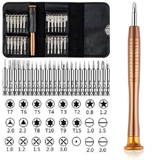 Tournevis Magnétiques Kit 24 En 1, Outil De Réparation Portable Multifonctionnel thumbnail 3