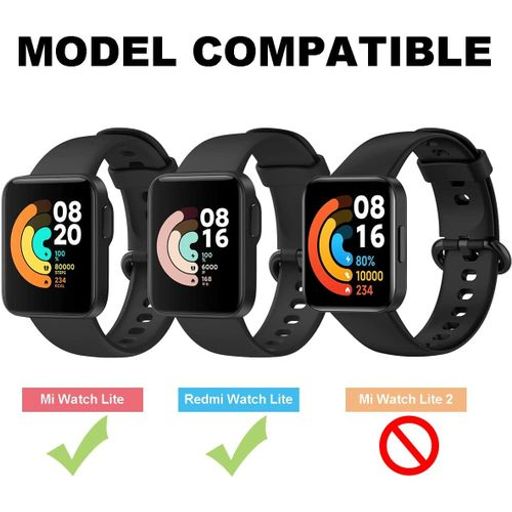 Bracelet De Rechange En Silicone Pour Montre Intelligente Xiaomi Watch Lite Et Redmi Watch Lite thumbnail 2
