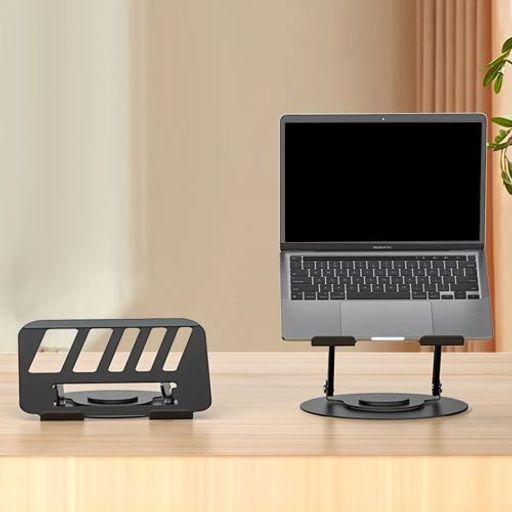Support Pliable Universel Pour Ordinateurs Portables Et Tablettes Rotatif thumbnail 2