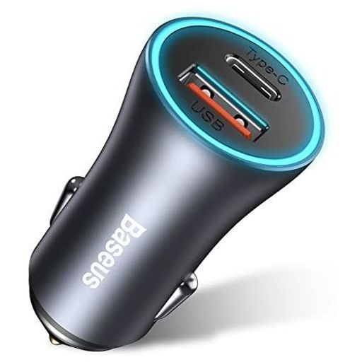 Chargeur De Voiture Allume Cigare 40w Sortie Usb Et Type-c, Charge Rapide thumbnail 1