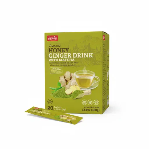 Boisson Instantanée Soluble - Gingembre, Miel, Matcha thumbnail 1